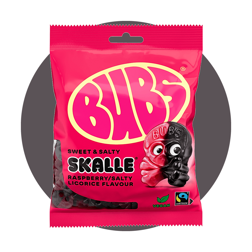 BUBS Rasberry Licorice Skull
