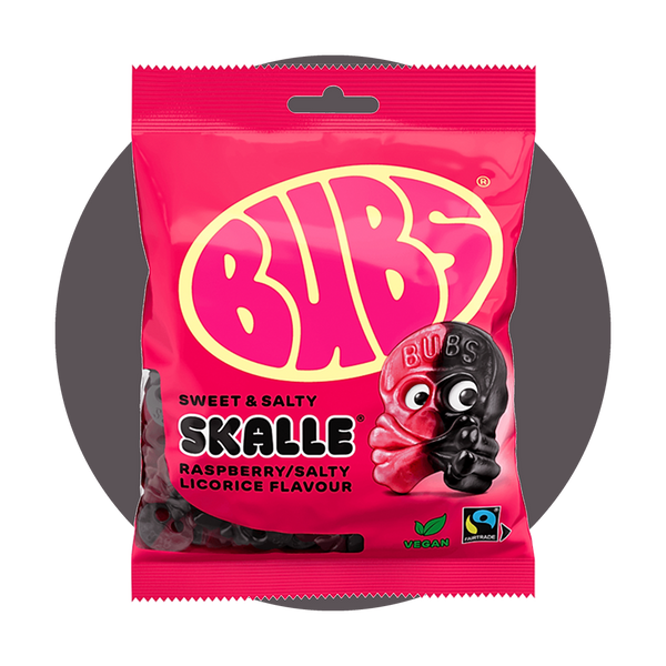 BUBS Rasberry Licorice Skull