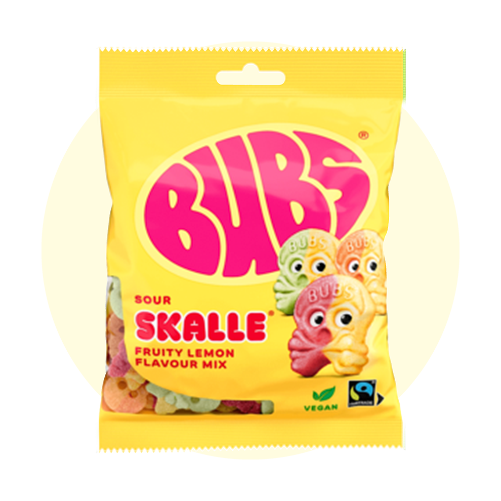 BUBS Lemon Raspberry Skull