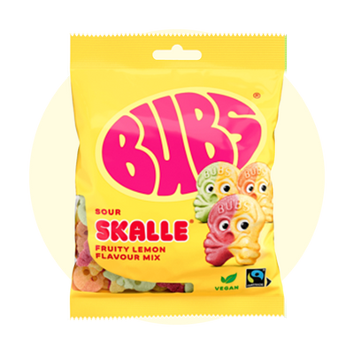 BUBS Lemon Raspberry Skull