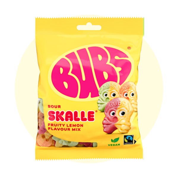 BUBS Lemon Raspberry Skull