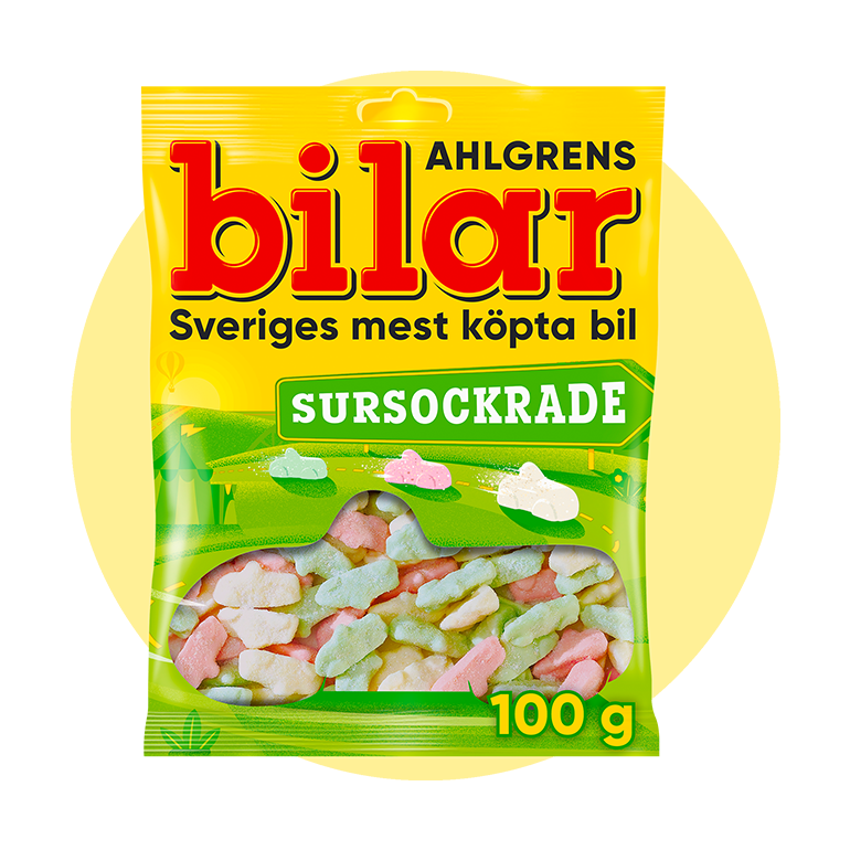 Ahlgrens Bilar Sour-Coated
