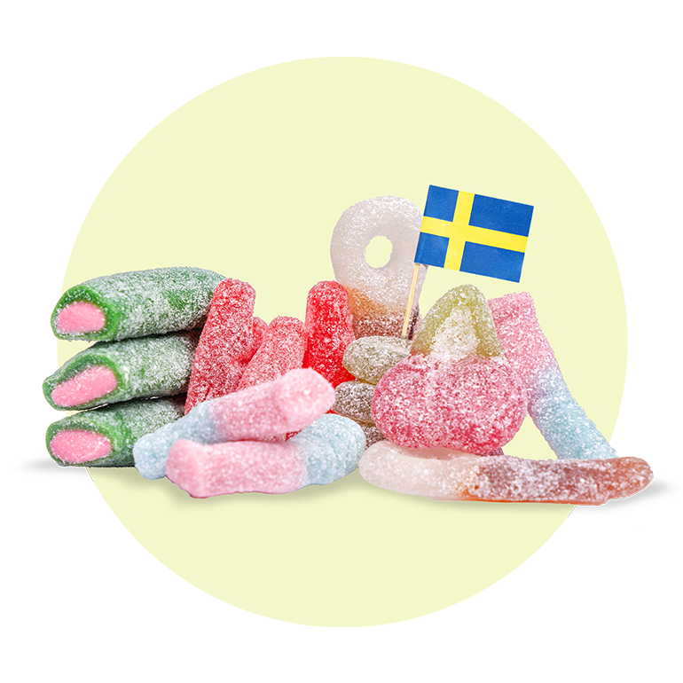 Sour Swedish Candy Mix