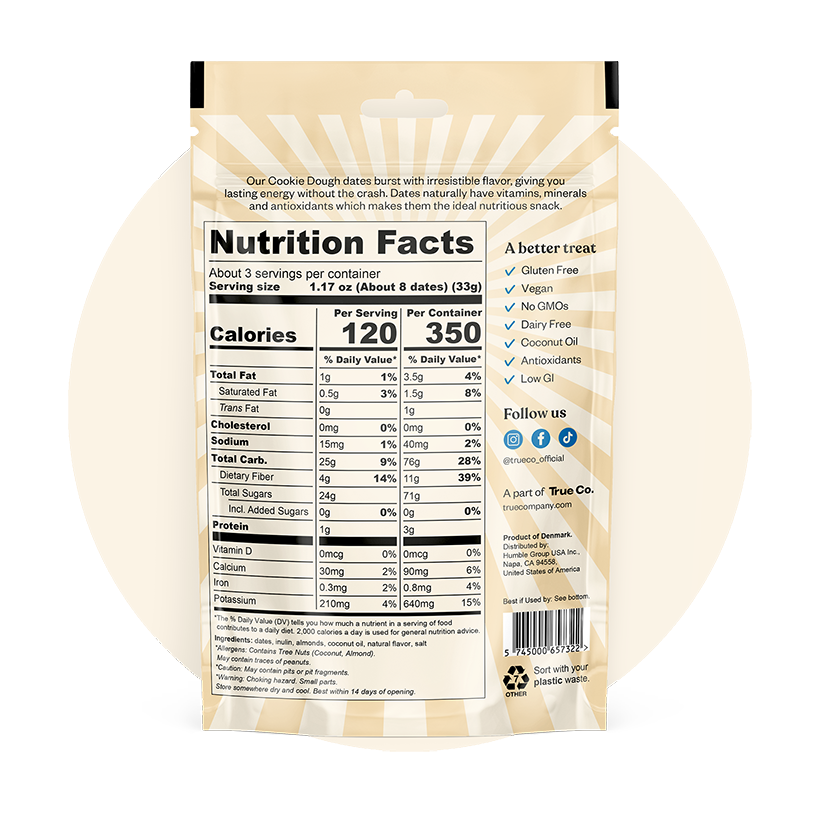 True Dates Cookie Dough Dates