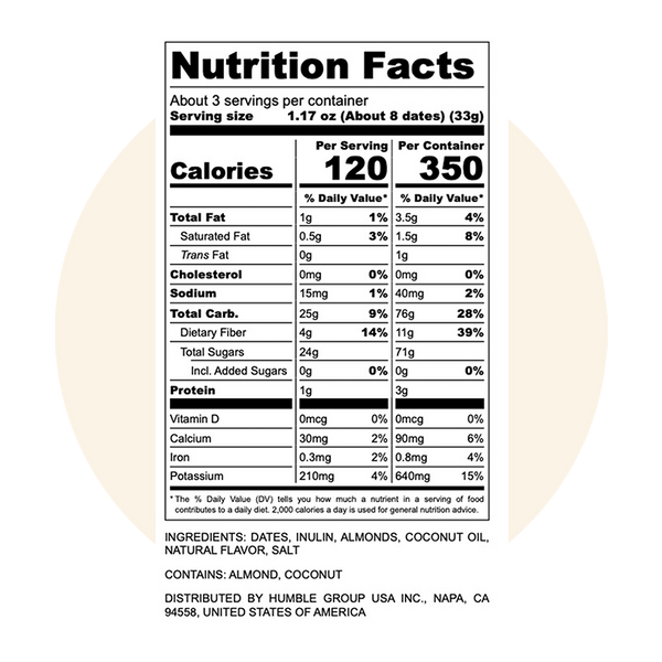 True Dates Cookie Dough Dates